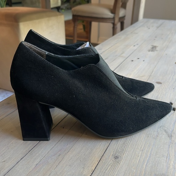 NIB. Paul Green Stacia Black Suede Ankle Bootie Size 6.5,7 - Picture 8 of 13